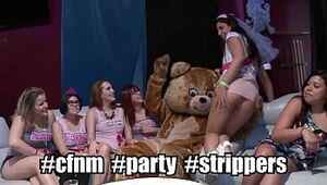 DANCING BEAR - All She Wanted For Her Bachelorette Party Was A Big Dick Male Ho, So We Gave Her Multiple!