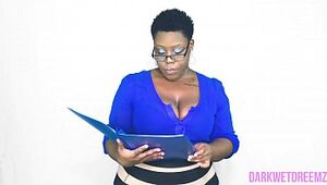 An Open Mouth Policy | Natural Ebony BBW
